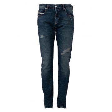 Blugi cu rupturi decorative D-Fining - Albastru inchis -