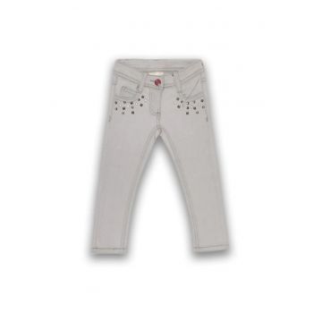 Blugi cu strasuri -  pentru fetite - 33842