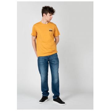 Blugi reglar fit cu aspect decolorat Drake - Albastru -