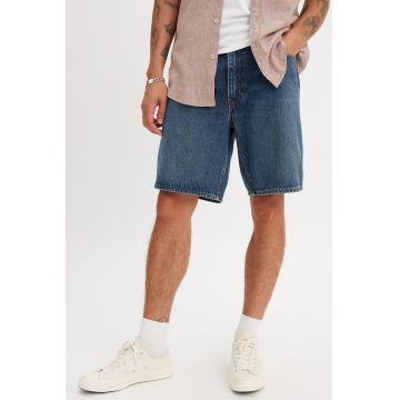 Blugi scurti relaxed fit cu talie medie