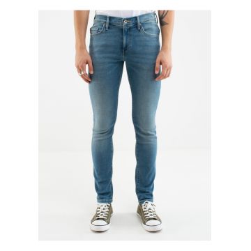 Blugi skinny cu aspect decolorat Jeffray 266