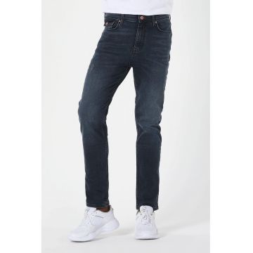 Blugi skinny cu aspect decolorat Ryan