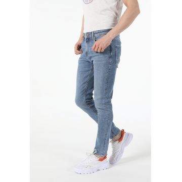 Blugi skinny cu aspect decolorat Ryan