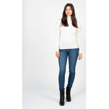 Blugi Skinny cu talie inalta -