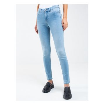 Blugi skinny cu talie inalta Adela 105
