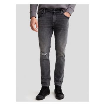 Blugi skinny cu talie joasa Jeffray -
