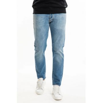 Blugi slim fit cu nasturi Essential -