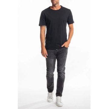 Blugi slim fit cu nasturi -