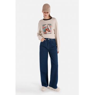 Pantaloni De Dama Albastru Regular Fit Cl1068703 Pantaloni De Dama Albastru Regular Fit Cl1068703