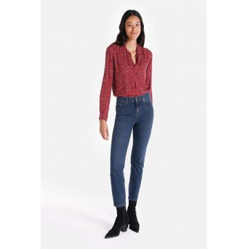 Pantaloni De Dama Albastru Slim Fit 703 Carla Cl1065301 8683197824493