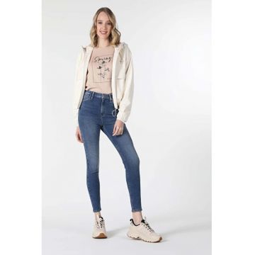 Pantaloni De Dama Albastru Super Slim Fit 760 Diana Cl1058540