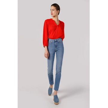 Pantaloni De Dama Denim Slim Fit 703 Carla Cl1058577