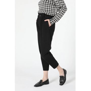 Pantaloni De Dama Negru Baggy Fit Cl1055843 8682240945178