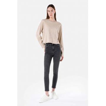 Pantaloni De Dama Negru Skinny Fit 759 LARA CL1067173