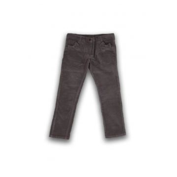 Pantaloni fetite -  buzunar cu fundita - 12832