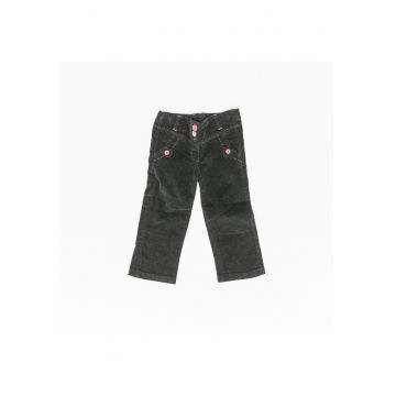 Pantaloni fetite -  cu nasturi - 51812-2