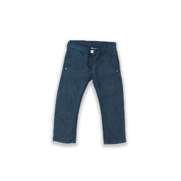 Pantaloni lungi fetite -  23442 - Albastru -