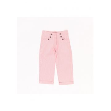Pantaloni lungi fetite -  cu nasturi - 20422