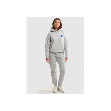 Pantaloni sport cu buzunare oblice Letta - Gri
