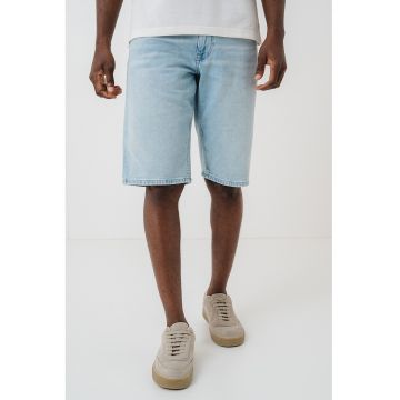 Bermude din denim cu croiala medie