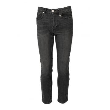 Blugi crop slim fit Riven -