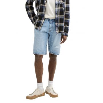 Blugi de denim cu detalii deteriorate