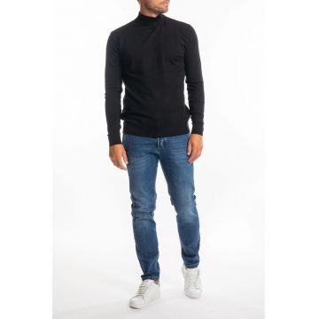 Blugi regular cu talie medie -