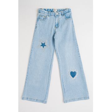 Blugi regular fit de denim