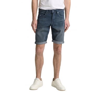 Blugi scurti cu aspect decolorat