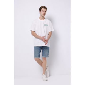 Blugi scurti cu design 5 buzunare