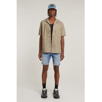 Blugi scurti slim fit din amestec de lyocell 3301