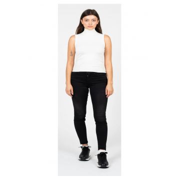 Blugi skinny cu talie inalta -