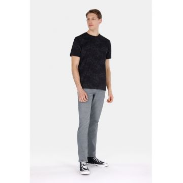 Blugi slim-fit cu talie medie