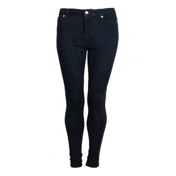 Blugi ultra skinny cu cusaturi decorative Harlem -