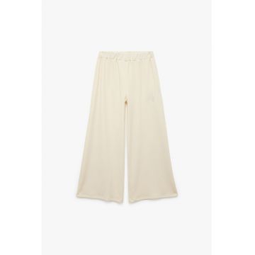 Pantaloni ampli cu talie elastica