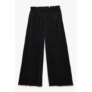 Pantaloni ampli texturati