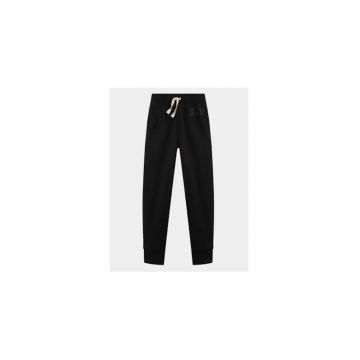 Pantaloni baieti -  303614669 - Bumbac/Poliester - 128 CM - Negru