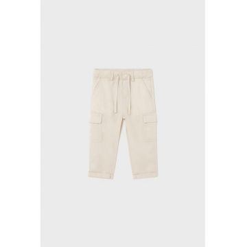 Pantaloni cargo din lyocell