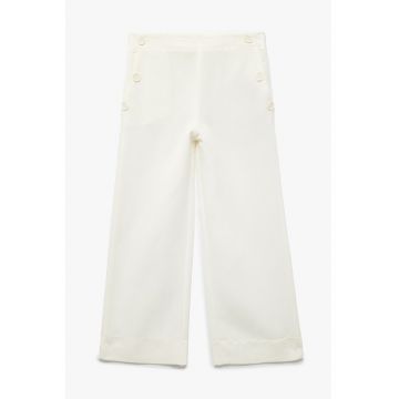 Pantaloni cu talie elastica