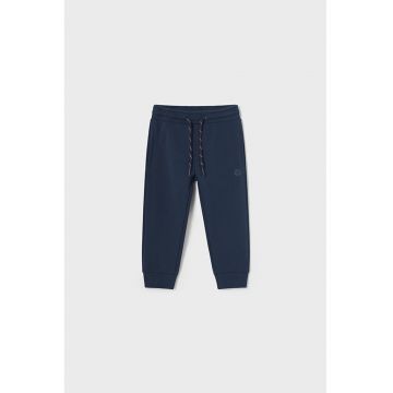 Pantaloni de trening din amestec de bumbac cu snur