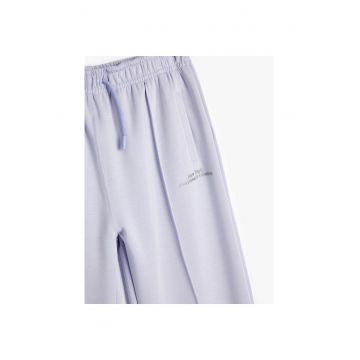 Pantaloni de trening din amestec de modal cu talie ajustabila