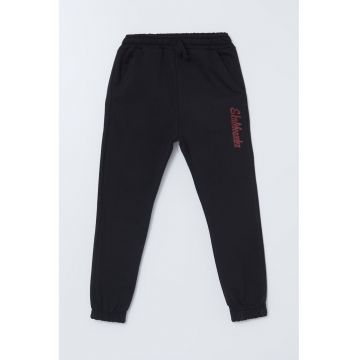 Pantaloni de trening jogger cu talie elastica