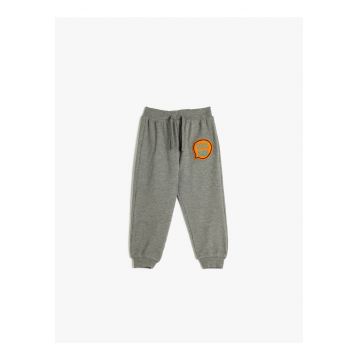 Pantaloni de trening relaxed fit cu aspect texturat