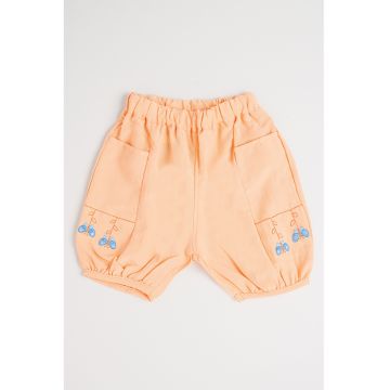 Pantaloni din amestec de in cu buzunare laterale
