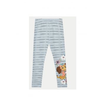 Pantaloni fete -  304719080 - Bumbac - Albastru