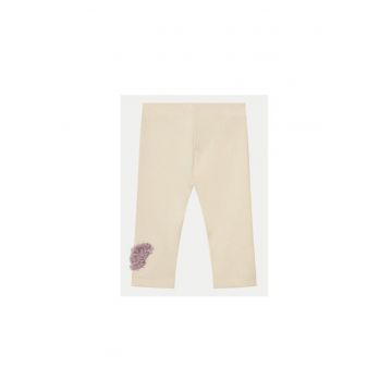 Pantaloni fete -  304732065 - Bumbac organic - Bej