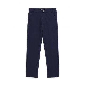 Pantaloni regular fit cu talie medie