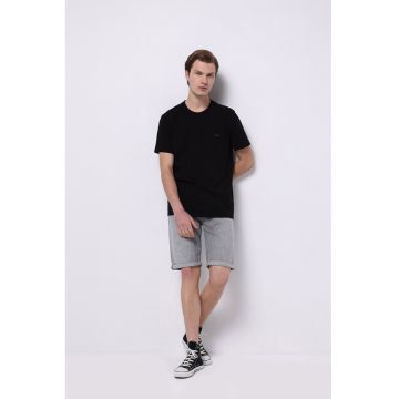 Pantaloni scurti din denim cu talie joasa