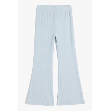 Pantaloni striati evazati
