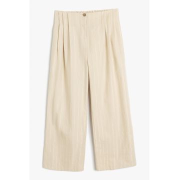 Pantaloni uni relaxed fit